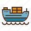 boat, container ship, sea transport, ship, transportation 