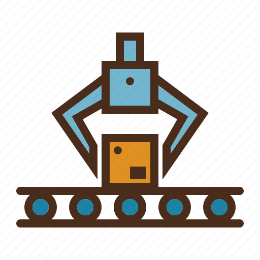 Automation, conveyor, machine, manufacturing, robot icon - Download on Iconfinder