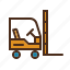 forklift, loading, logistics, transportation, vehicle 