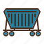 hopper car, railroad, railway, train, transportation 