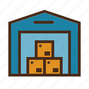boxes, inventory, storage, storehouse, warehouse