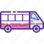 bus, minibus, transport, van, vehicle 