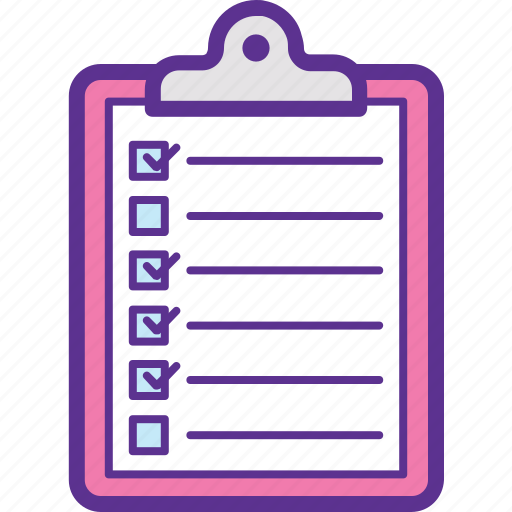 Agenda list, checklist, clipboard, notes, task icon - Download on Iconfinder