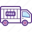free delivery, free delivery service, free delivery truck, free shipping, free transport 