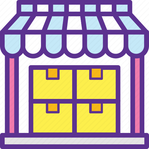 Godown, storage unit, store, storehouse, warehouse icon - Download on Iconfinder