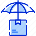 box, protection, shipping, umbrella