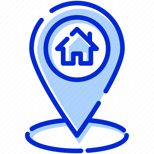 Home location, address, house, pin icon - Download on Iconfinder