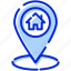 home location, address, house, pin 