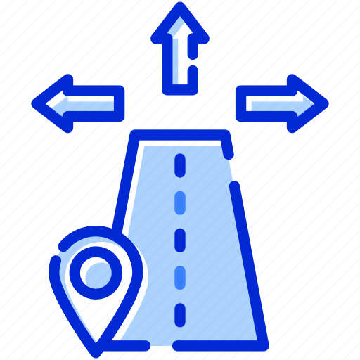 Road location, direction, road, location icon - Download on Iconfinder