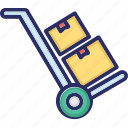 delivery, logistics, delivery service, trolley