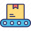 conveyor belt, logistics, package, box