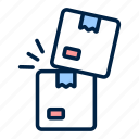 stacked, parcel, shipping, storage, logistics, package, delivery