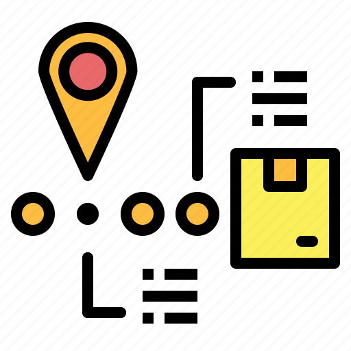 Map, mapping, pointers, route, tracking icon - Download on Iconfinder