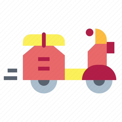 Motorbike, motorcycle, scooter, transport, vespa icon - Download on Iconfinder