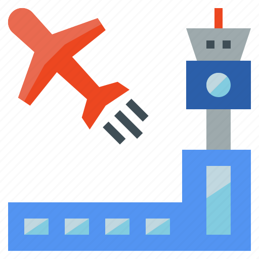 Airdrome, airfield, airplane, airport icon - Download on Iconfinder