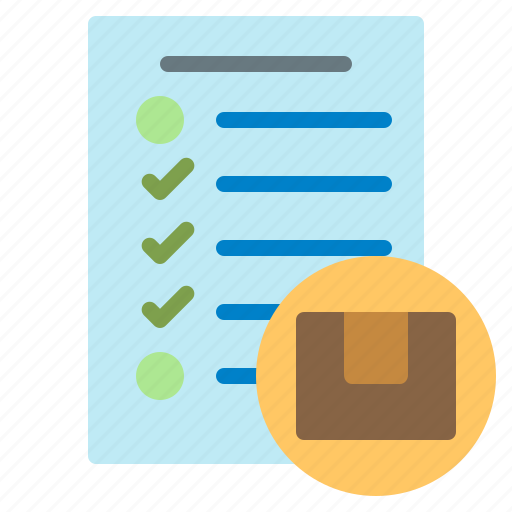 Packing, list, delivery, shipping, logistics icon - Download on Iconfinder