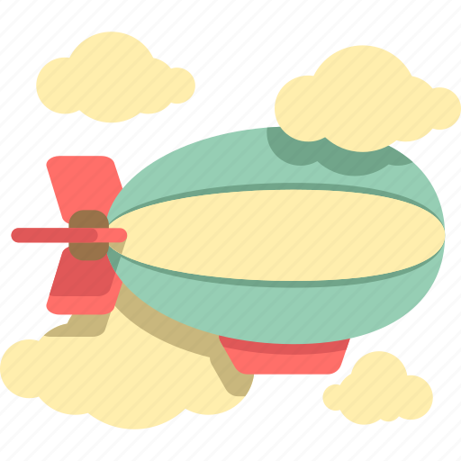 Airship, aircraft, flight, zeppelin icon - Download on Iconfinder