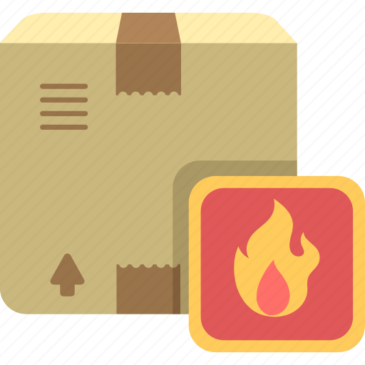 Flammable, fire, flame, flammable sign icon - Download on Iconfinder