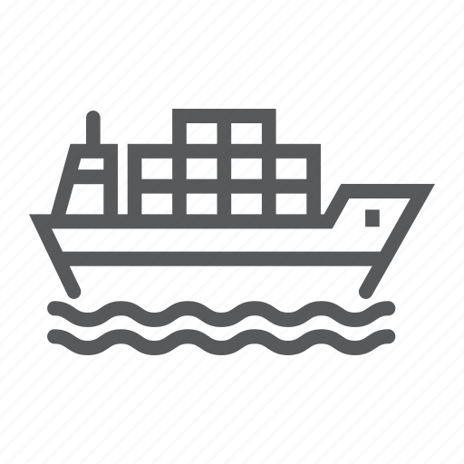Cargo, container, delivery, logistic, ship, shipping, transportation icon - Download on Iconfinder
