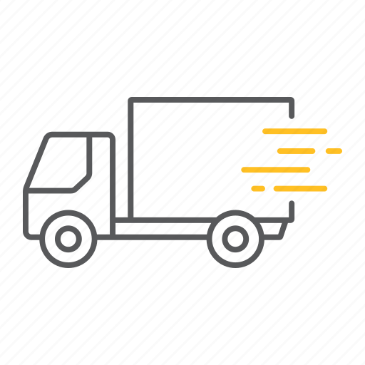 Delivery, fast, logistic, shipping, speed, truck, vehicle icon - Download on Iconfinder