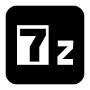 zip, logo, extension, document, 7 zip