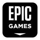 logo, play, epic games, social media, games