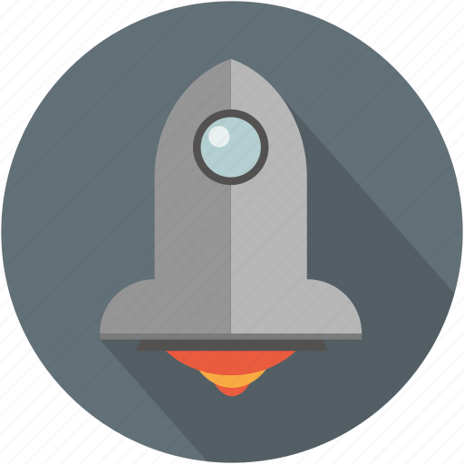 Rocket, space, fire, universe, moon, stars, longico icon - Download on Iconfinder