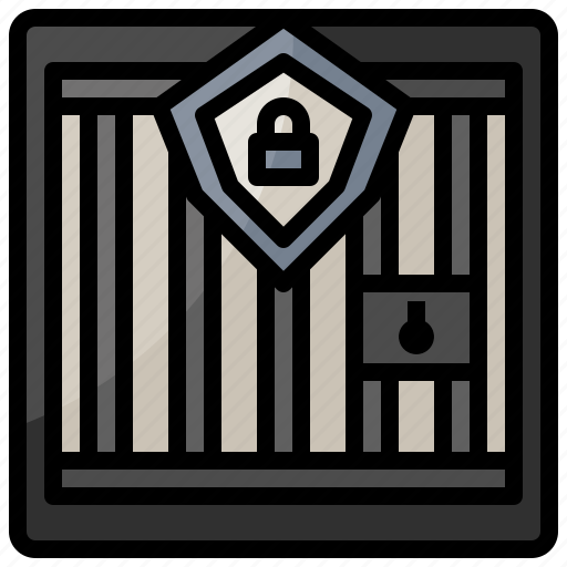 Imprisoned, jail, jailhouse, jobs, prison, professions, security icon - Download on Iconfinder