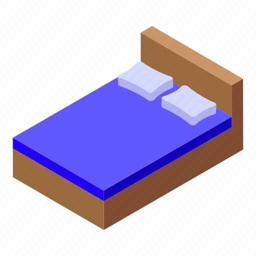Bedroom, isometric, room icon - Download on Iconfinder