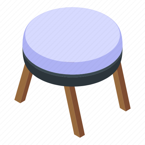 Small, round, table, isometric icon - Download on Iconfinder