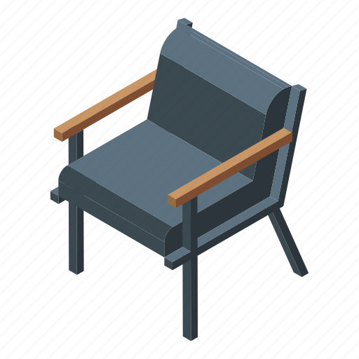 Office, armchair, isometric icon - Download on Iconfinder