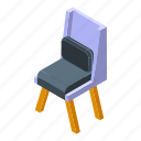 textile, chair, isometric