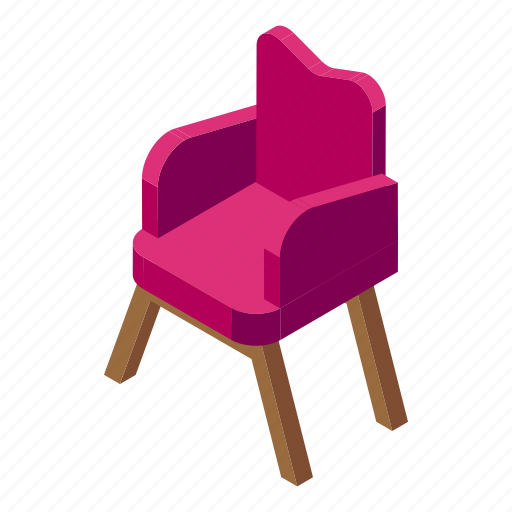 Soft, chair, isometric icon - Download on Iconfinder