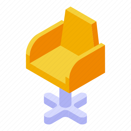 Rotate, armchair, isometric icon - Download on Iconfinder