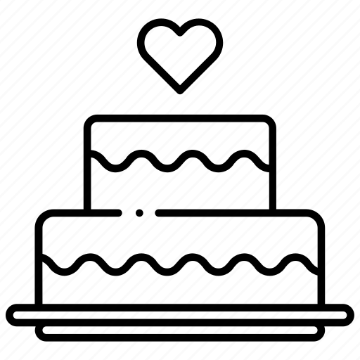 Cake, love, valentine, wedding cake icon - Download on Iconfinder