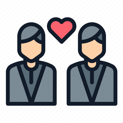 Gay, couple, valentine, love, valentine day icon - Download on Iconfinder