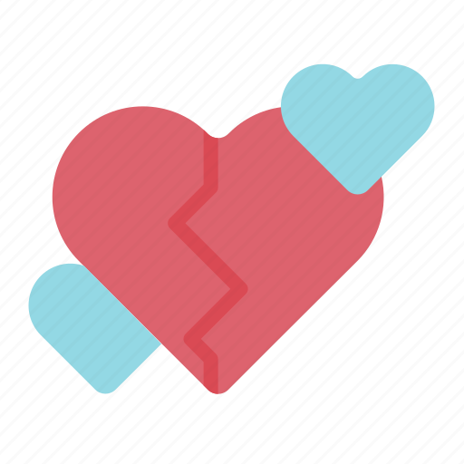 Broken, heart, valentine, love, valentine day icon - Download on Iconfinder