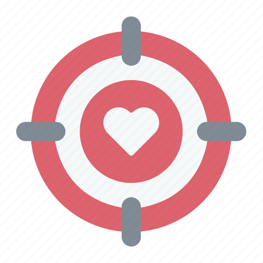 Love, target, valentine, valentine day icon - Download on Iconfinder