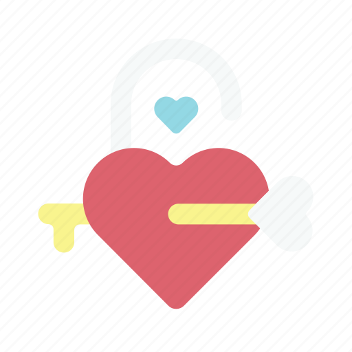 Padlock, valentine, love, valentine day icon - Download on Iconfinder
