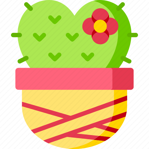 Cactus, plant, nature, heart, valentine icon - Download on Iconfinder