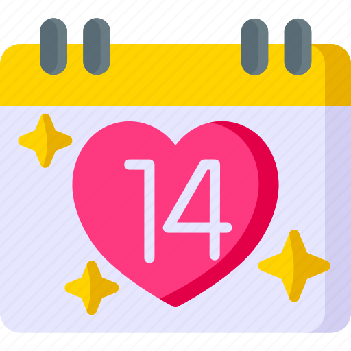 Calendar, date, event, day, valentine icon - Download on Iconfinder