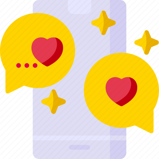 Chat, message, email, communication, love, heart, valentine icon - Download on Iconfinder