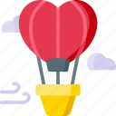 baloon, heart, love, valentine, romance