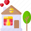 house, home, building, love