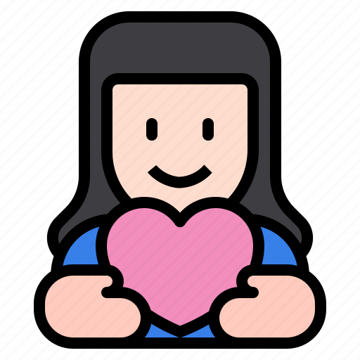 Heart, love, female, women icon - Download on Iconfinder