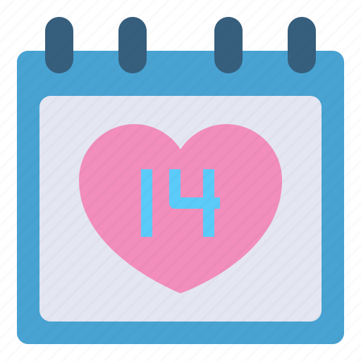 Heart, love, calendar, valentine, day icon - Download on Iconfinder