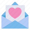 heart, love, mail, letter, valentine, romantic