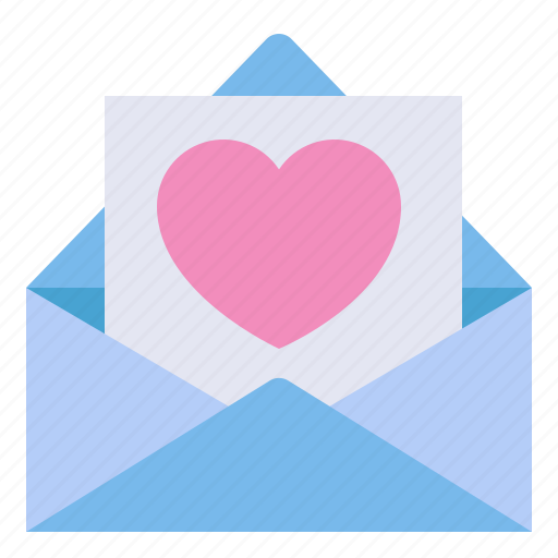 Heart, love, mail, letter, valentine, romantic icon - Download on Iconfinder