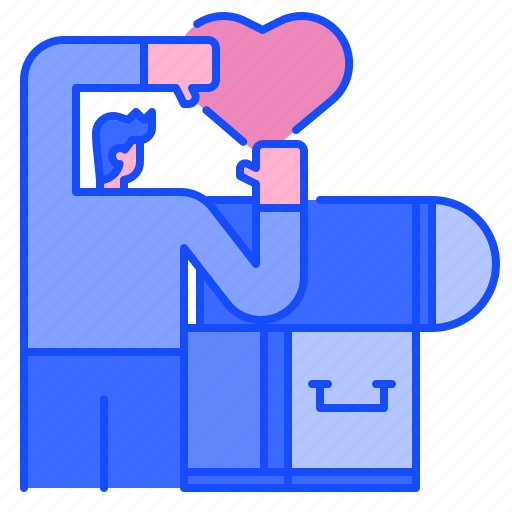Treasure, chest, heart, valentine, romantic, safe, box icon - Download on Iconfinder