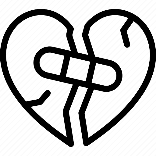 Love, romantic, valentines day, heart, broken, broken heart, feelings icon - Download on Iconfinder